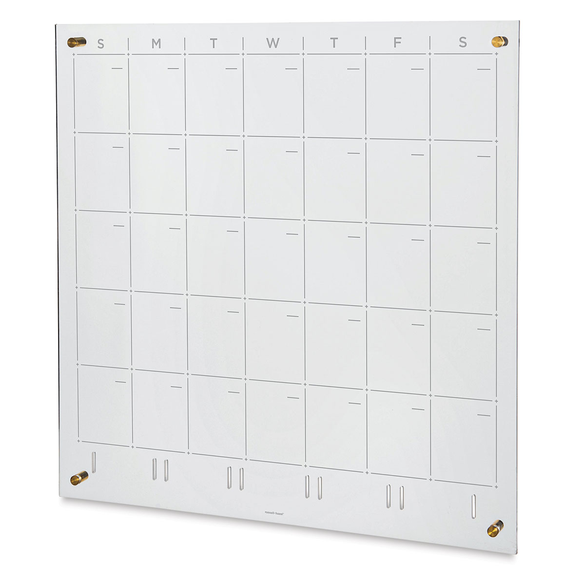 Russell and Hazel Acrylic Wall Calendars and Accessories - Acrylic Monthly Wall Calendar, 24 Russell and Hazel Acrylic Wall Calendars and Accessories - Acrylic Monthly Wall Calendar, 24